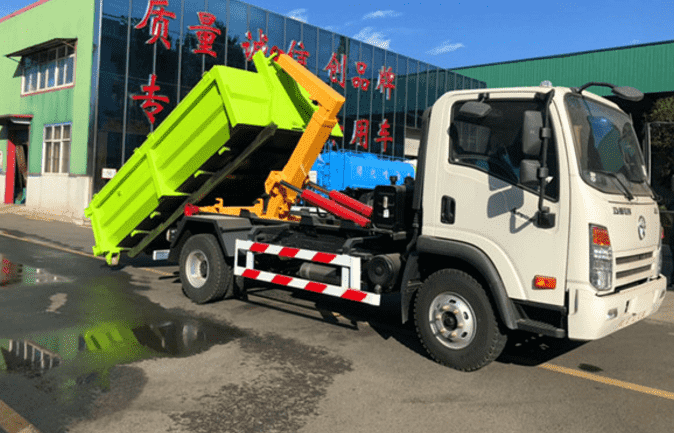 中潔牌XZL5181ZXX6型車(chē)廂可卸式垃圾車(chē)