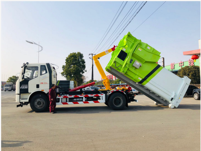 中潔牌XZL5181ZXX6型車(chē)廂可卸式垃圾車(chē)